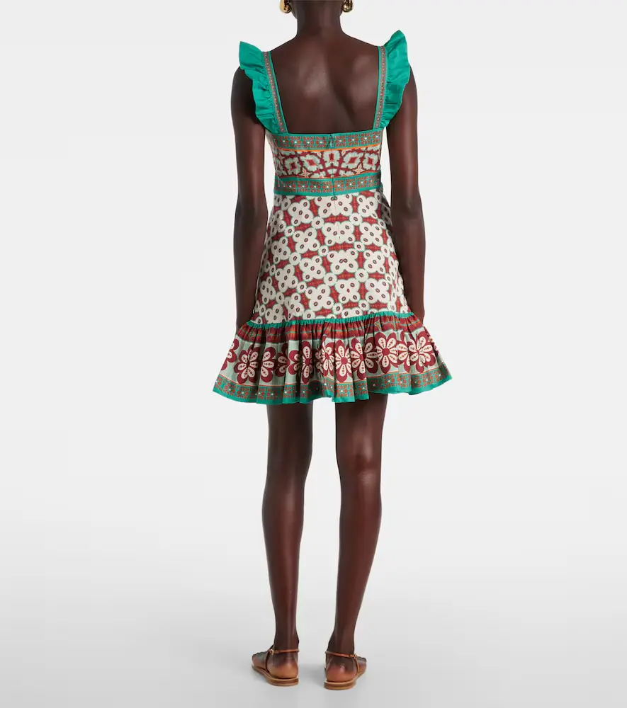 La DoubleJ Mini Gingerbread printed minidress | Thumbnail 5