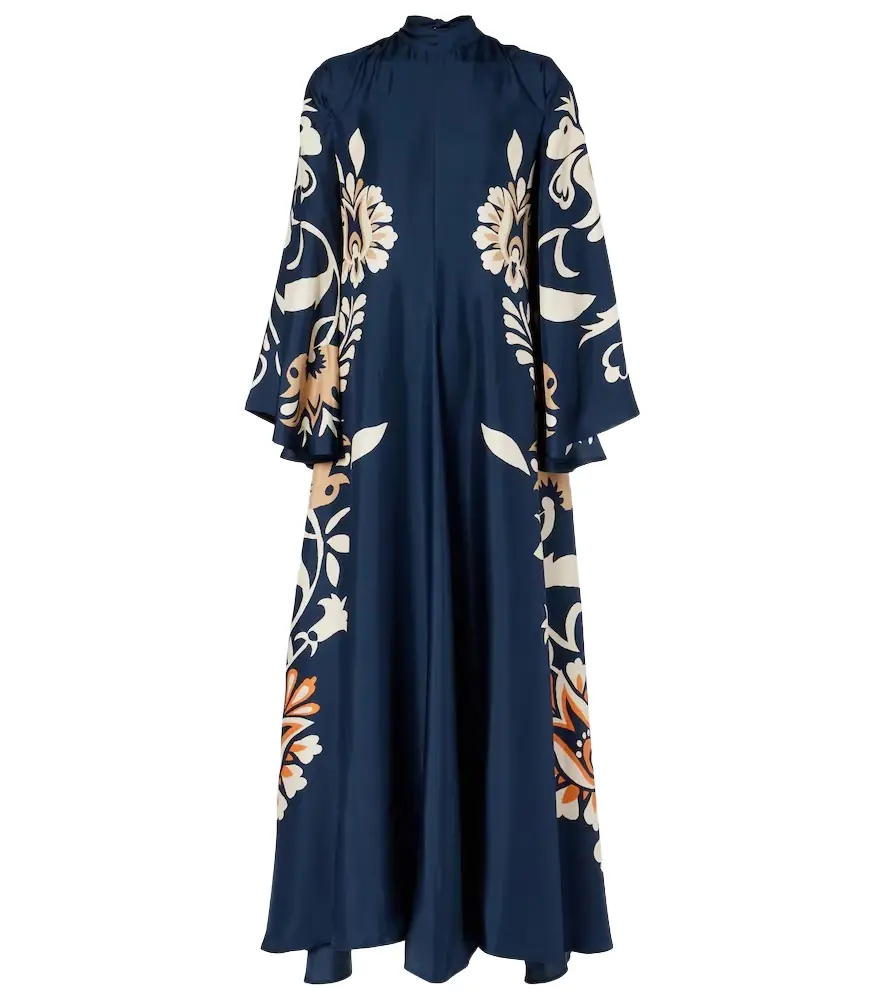 La DoubleJ Magnifico floral silk twill maxi dress | Image 1 La DoubleJ Magnifico floral silk twill maxi dress | Image 1