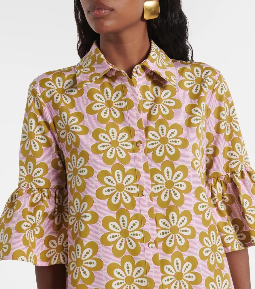 La DoubleJ Choux floral cotton poplin shirt dress | Thumbnail 5 La DoubleJ Choux floral cotton poplin shirt dress | Thumbnail 5