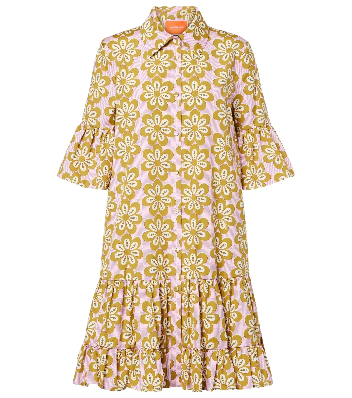 La DoubleJ Choux floral cotton poplin shirt dress | Thumbnail 1 La DoubleJ Choux floral cotton poplin shirt dress | Thumbnail 1