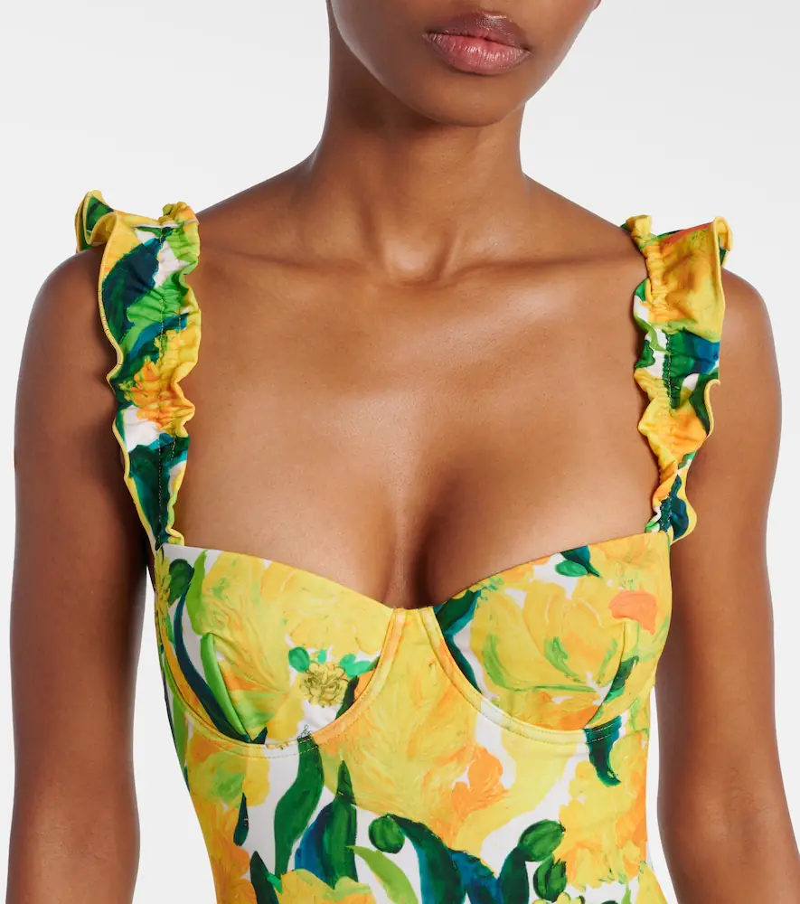 La DoubleJ Boop floral ruffled swimsuit | Thumbnail 2