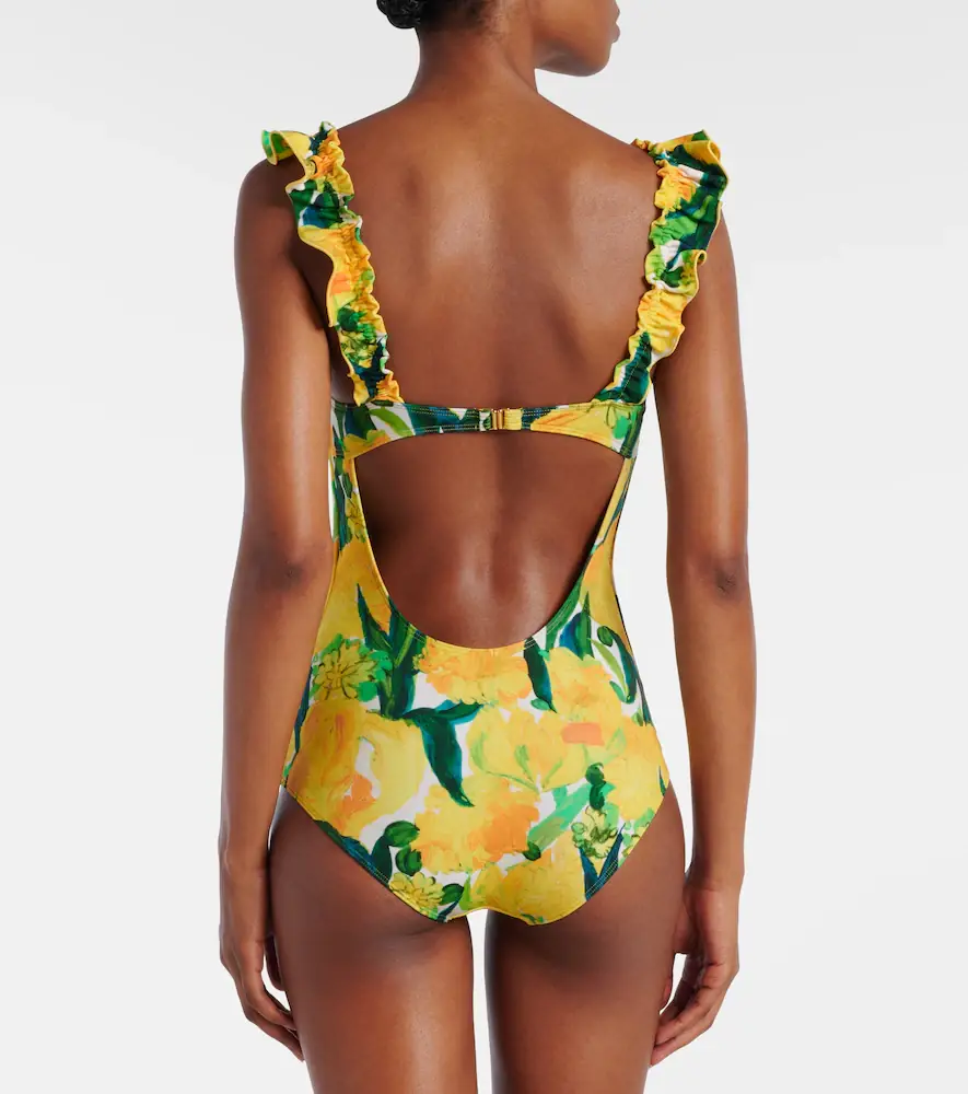 La DoubleJ Boop floral ruffled swimsuit | Thumbnail 4