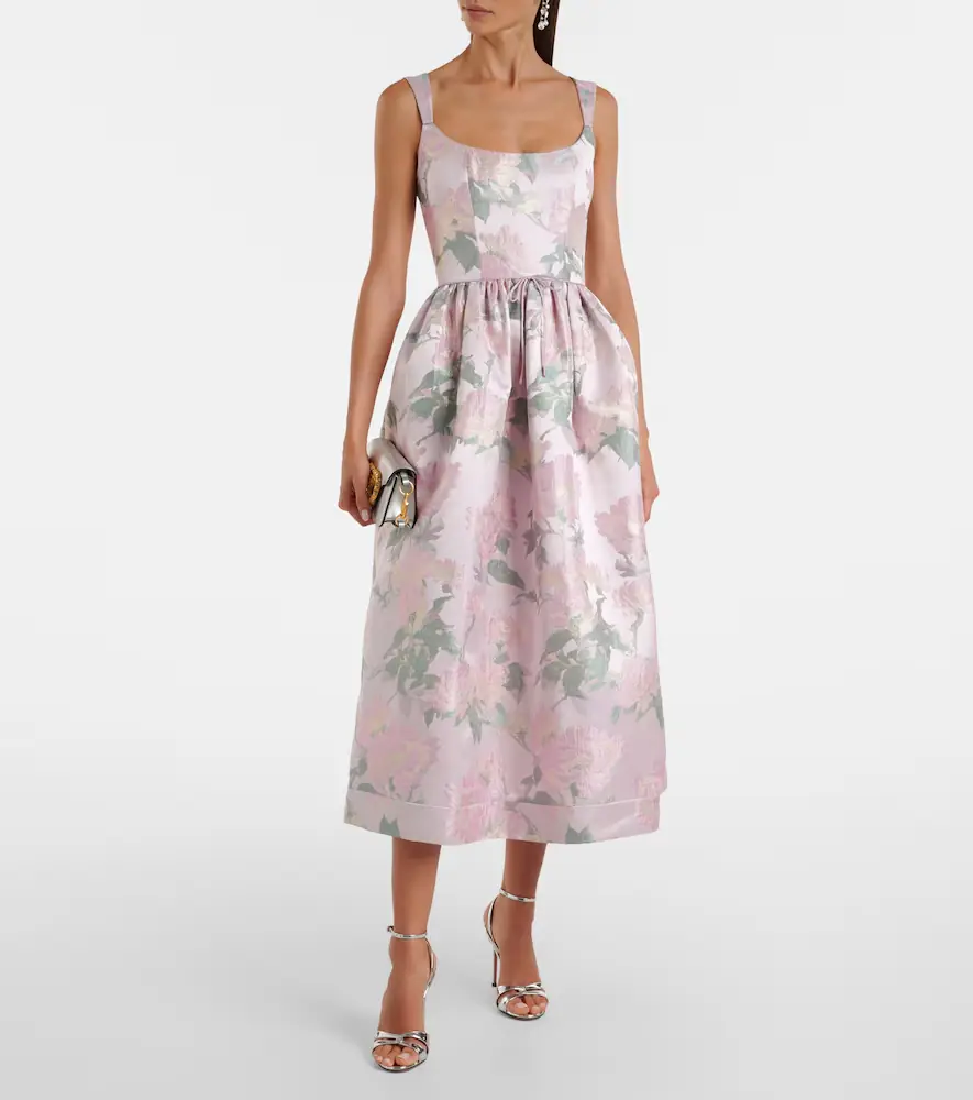Markarian Apple floral brocade corset dress | Thumbnail 3 Markarian Apple floral brocade corset dress | Thumbnail 3