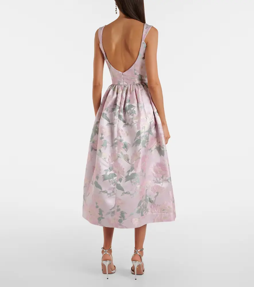 Markarian Apple floral brocade corset dress | Thumbnail 4 Markarian Apple floral brocade corset dress | Thumbnail 4