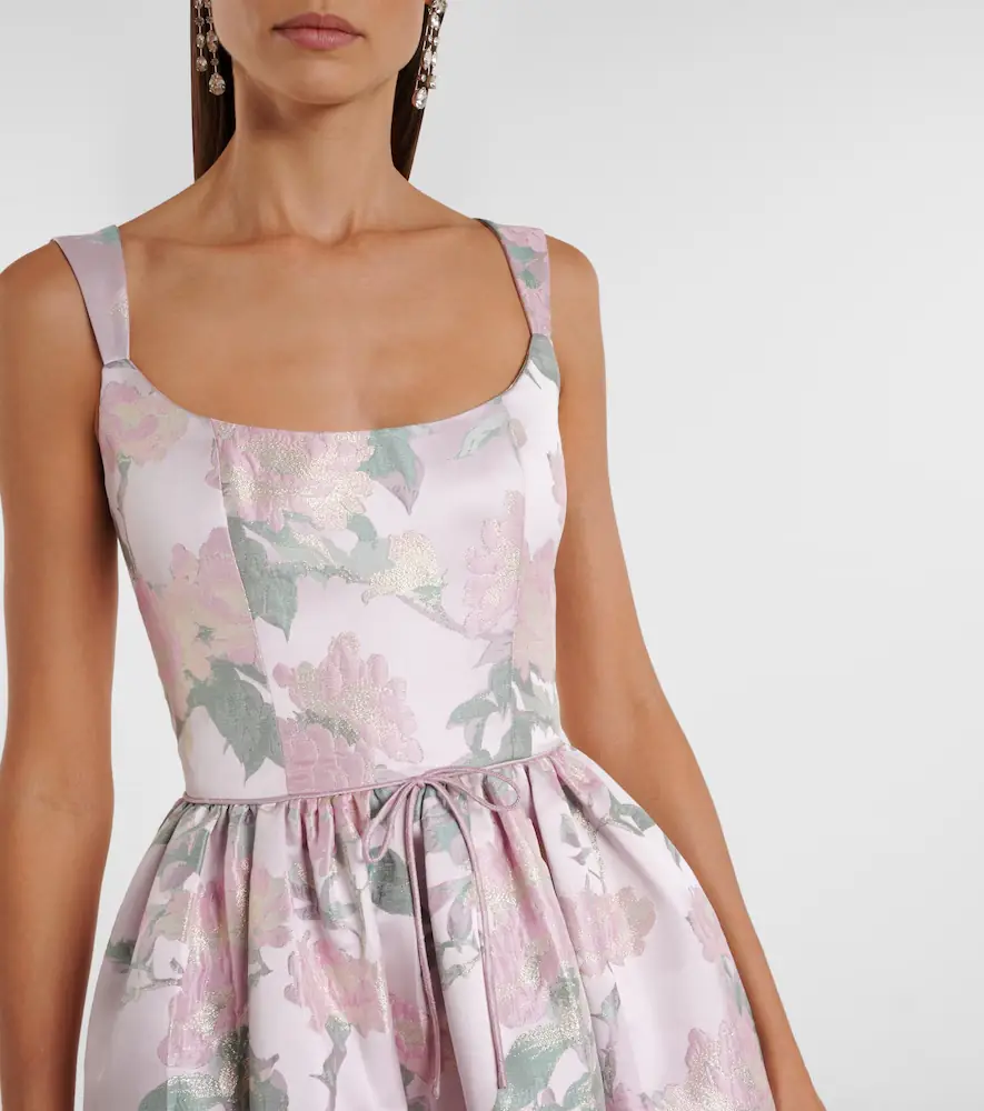 Markarian Apple floral brocade corset dress | Thumbnail 6 Markarian Apple floral brocade corset dress | Thumbnail 6