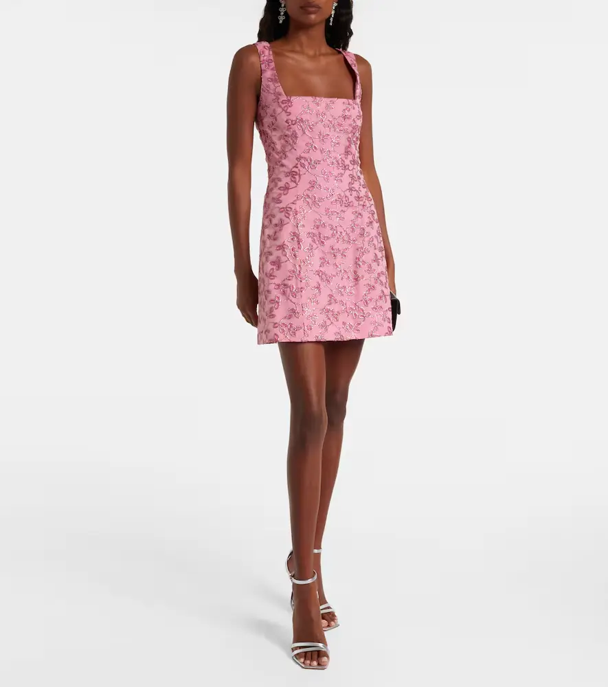 Markarian Floral sequined minidress | Thumbnail 2 Markarian Floral sequined minidress | Thumbnail 2