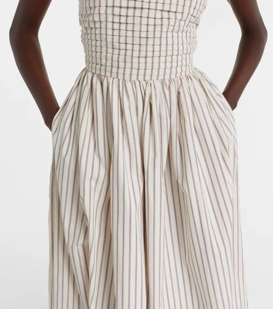 Markarian Halterneck striped cotton midi dress | Thumbnail 2 Markarian Halterneck striped cotton midi dress | Thumbnail 2