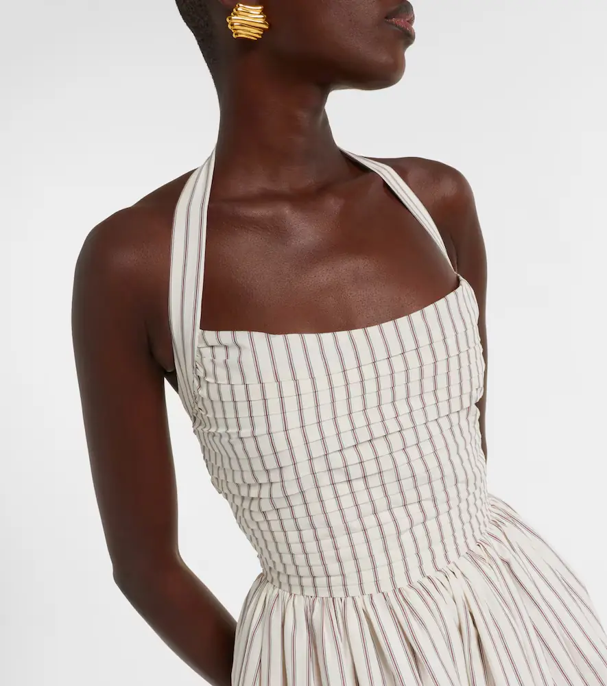 Markarian Halterneck striped cotton midi dress | Thumbnail 5 Markarian Halterneck striped cotton midi dress | Thumbnail 5