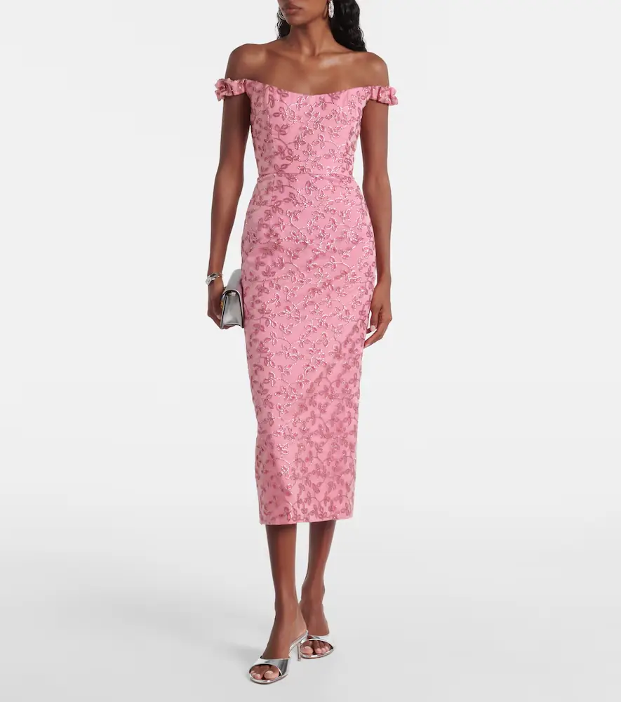 Markarian Amina sequined midi dress | Thumbnail 4 Markarian Amina sequined midi dress | Thumbnail 4