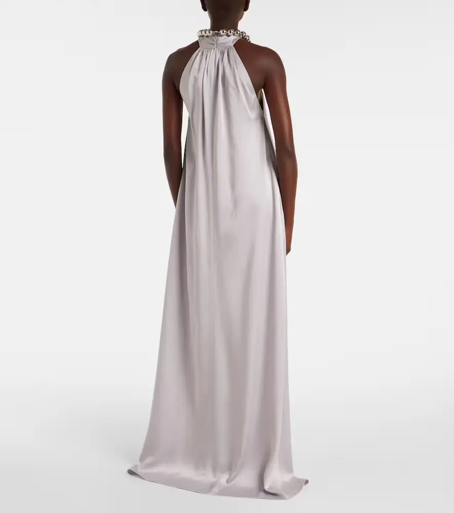 Stella McCartney Embellished satin gown | Thumbnail 4 Stella McCartney Embellished satin gown | Thumbnail 4