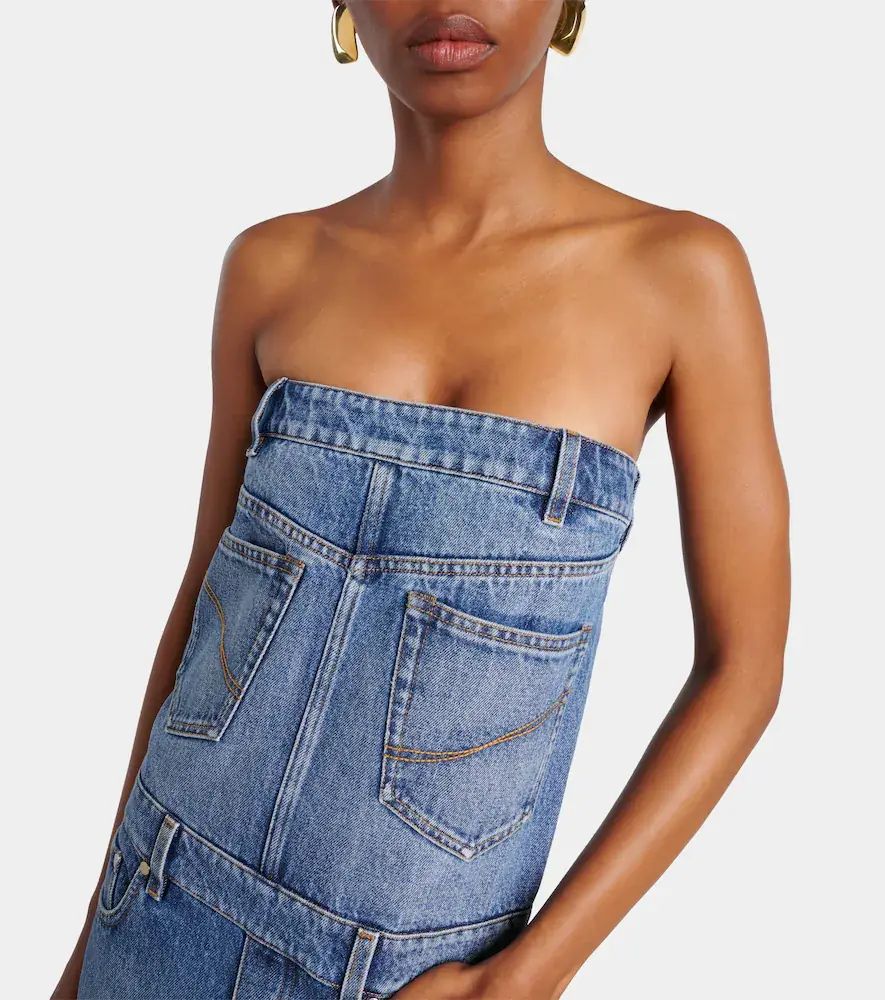Stella McCartney Denim maxi dress | Thumbnail 4 Stella McCartney Denim maxi dress | Thumbnail 4