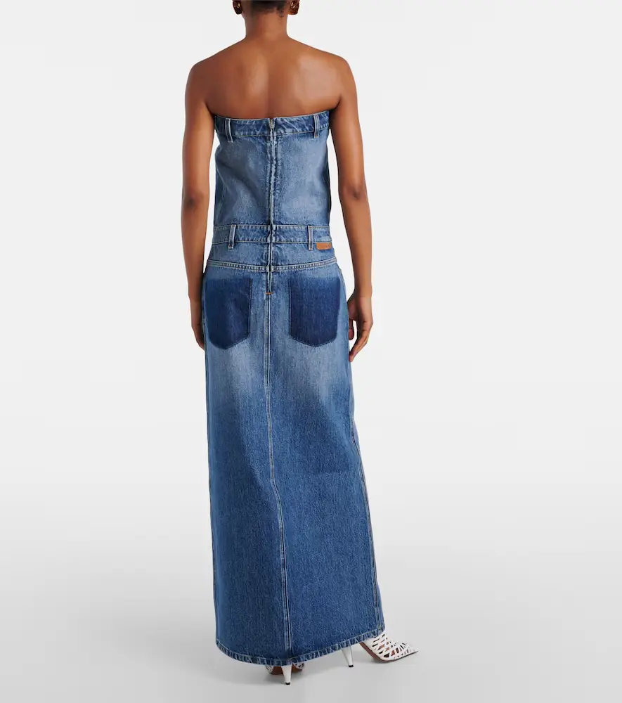 Stella McCartney Denim maxi dress | Thumbnail 5 Stella McCartney Denim maxi dress | Thumbnail 5