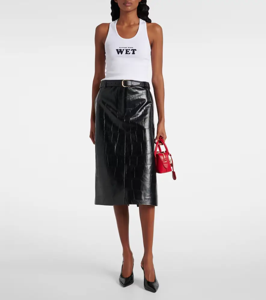 Stella McCartney Printed cotton-blend tank top | Thumbnail 2