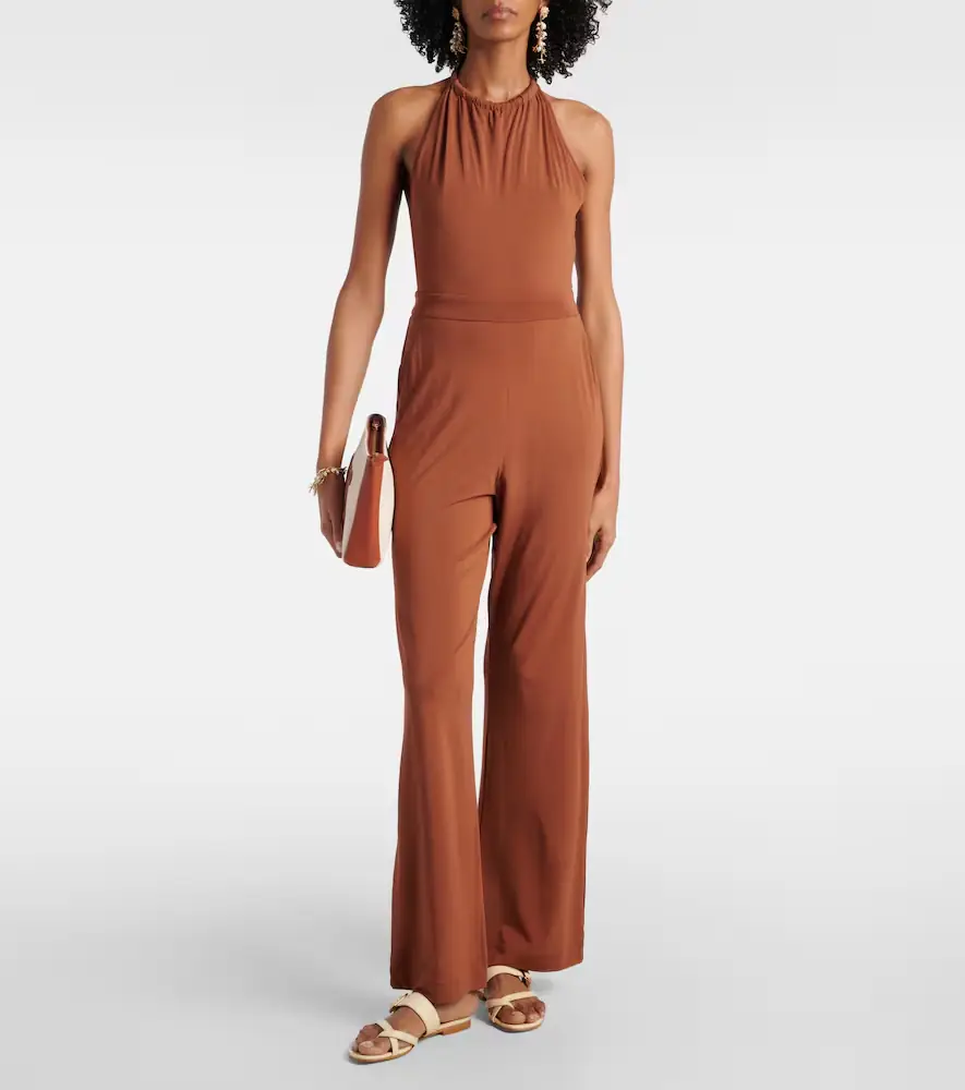 Max Mara Parsec halterneck beach jumpsuit | Thumbnail 8 Max Mara Parsec halterneck beach jumpsuit | Thumbnail 8