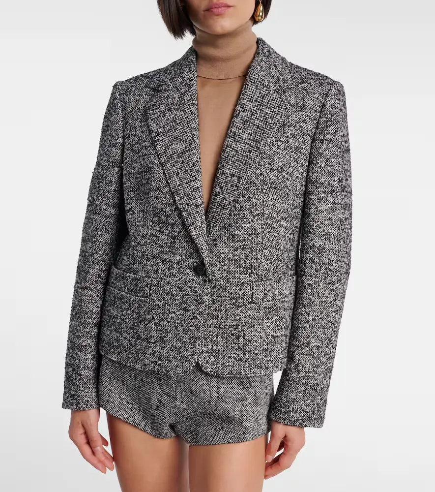 Dolce & Gabbana Wool, silk, and alpaca-blend jacket | Thumbnail 2 Dolce & Gabbana Wool, silk, and alpaca-blend jacket | Thumbnail 2