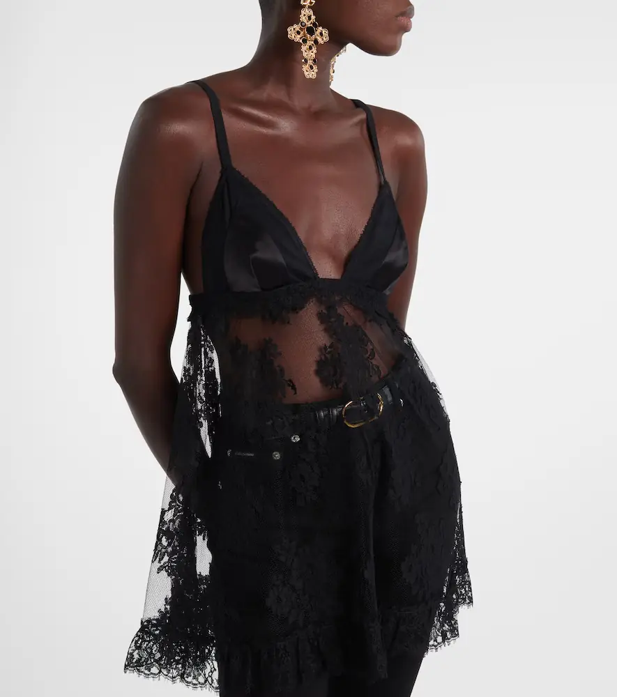 Dolce & Gabbana Floral lace top | Thumbnail 6 Dolce & Gabbana Floral lace top | Thumbnail 6