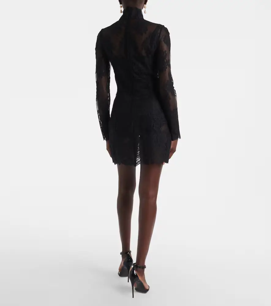 Dolce & Gabbana Cord floral lace minidress | Thumbnail 2