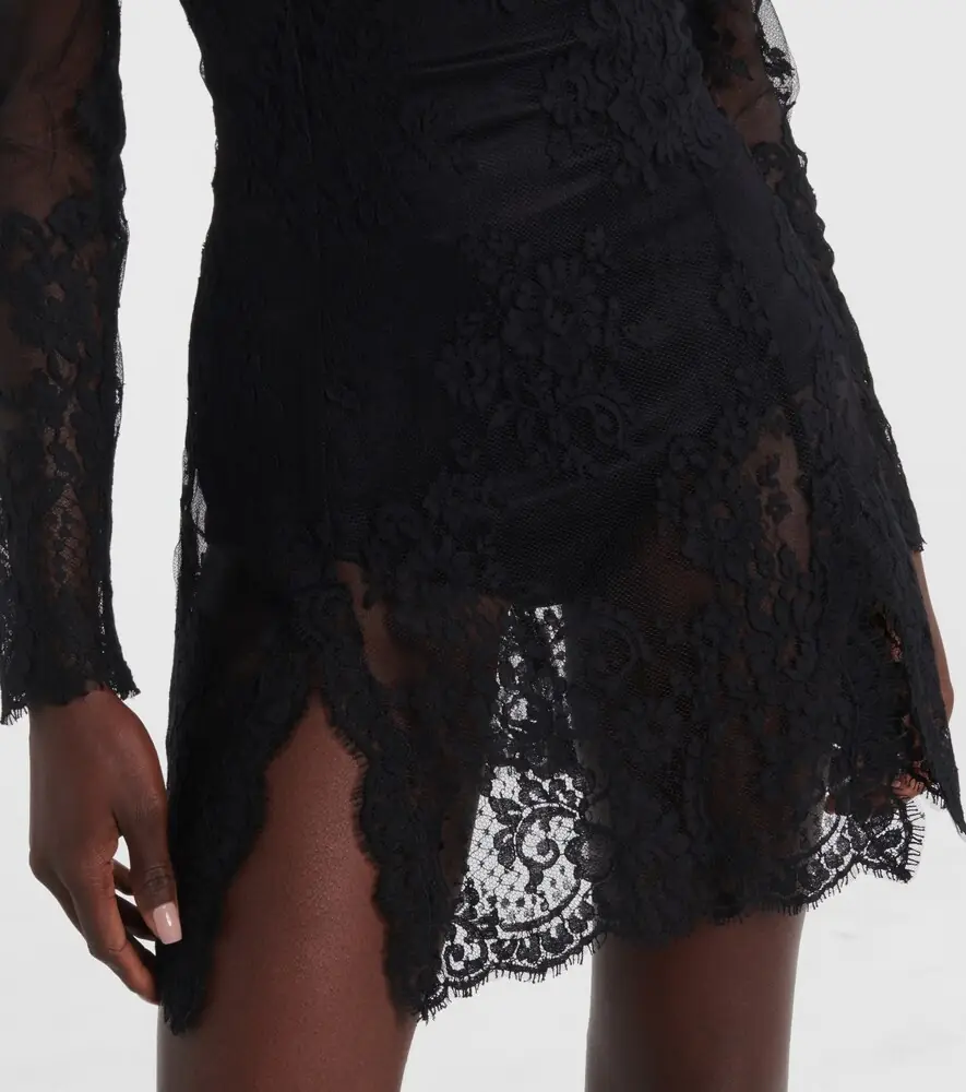 Dolce & Gabbana Cord floral lace minidress | Thumbnail 3