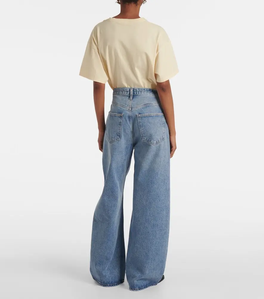 AGOLDE Low Curve mid-rise wide-leg jeans | Thumbnail 3