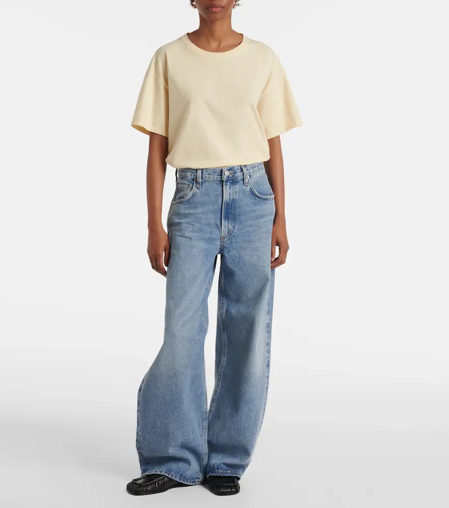 AGOLDE Low Curve mid-rise wide-leg jeans | Thumbnail 5