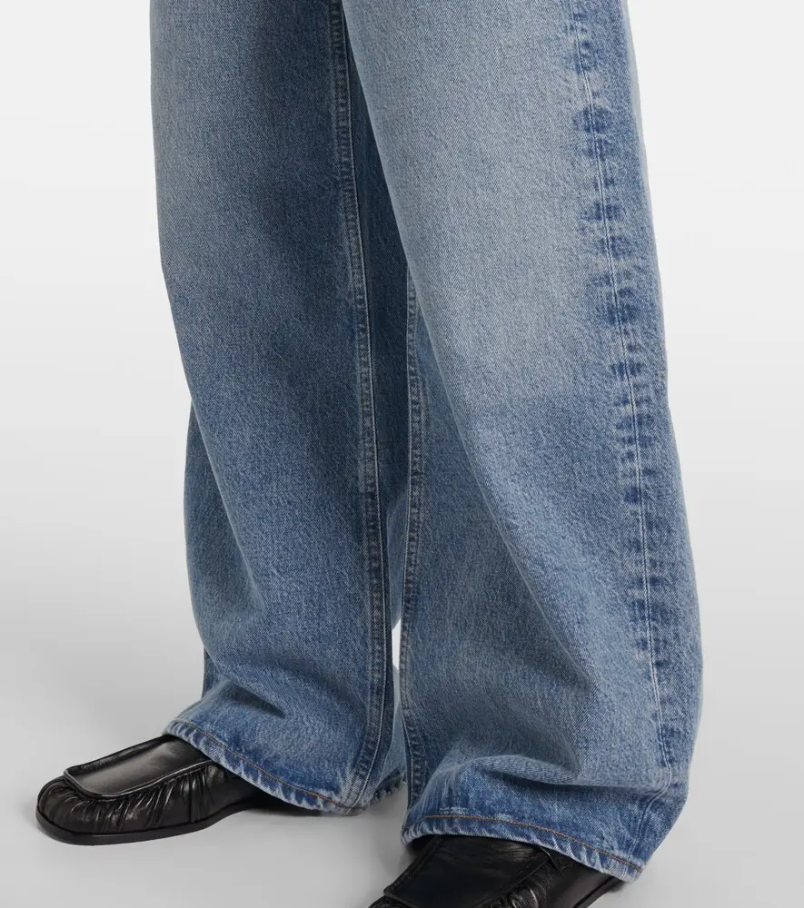 AGOLDE Low Curve mid-rise wide-leg jeans | Thumbnail 6