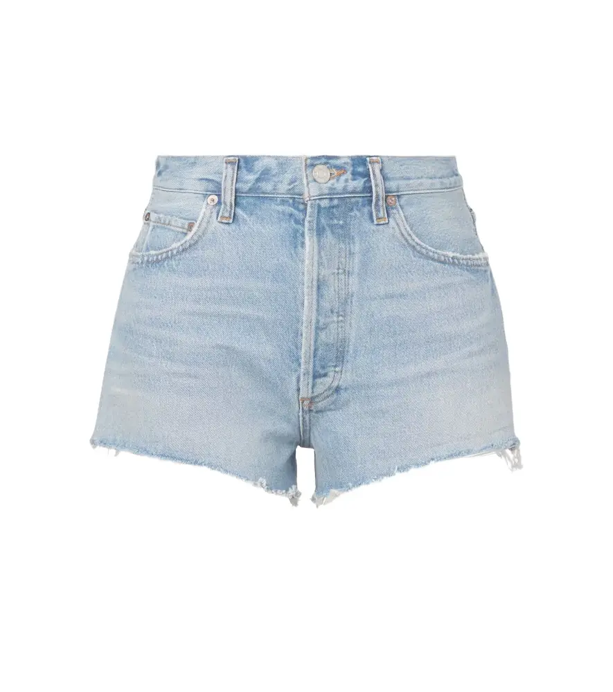 AGOLDE Ridley high-rise denim shorts