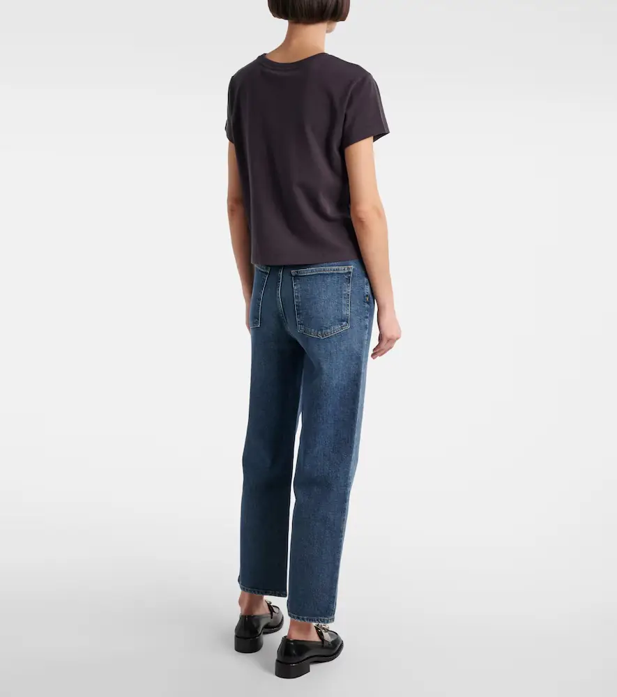 AGOLDE Adine cotton jersey T-shirt | Thumbnail 5