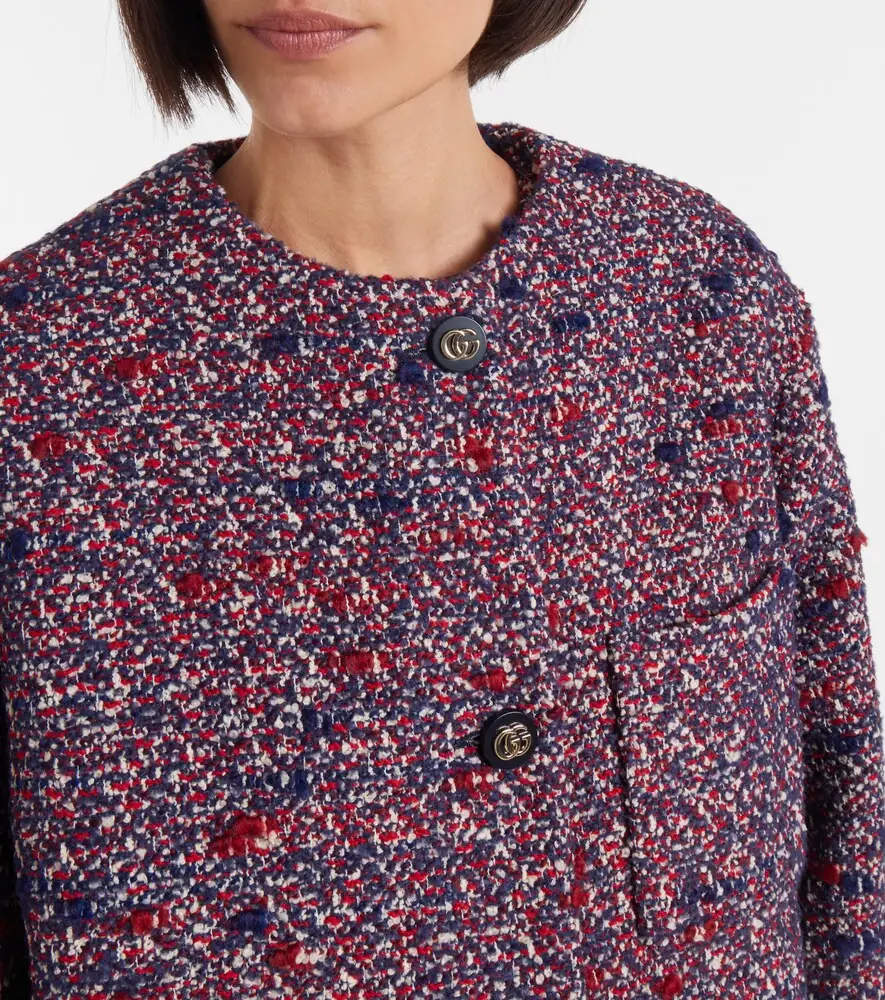 Gucci Wool-blend tweed jacket | Thumbnail 5 Gucci Wool-blend tweed jacket | Thumbnail 5
