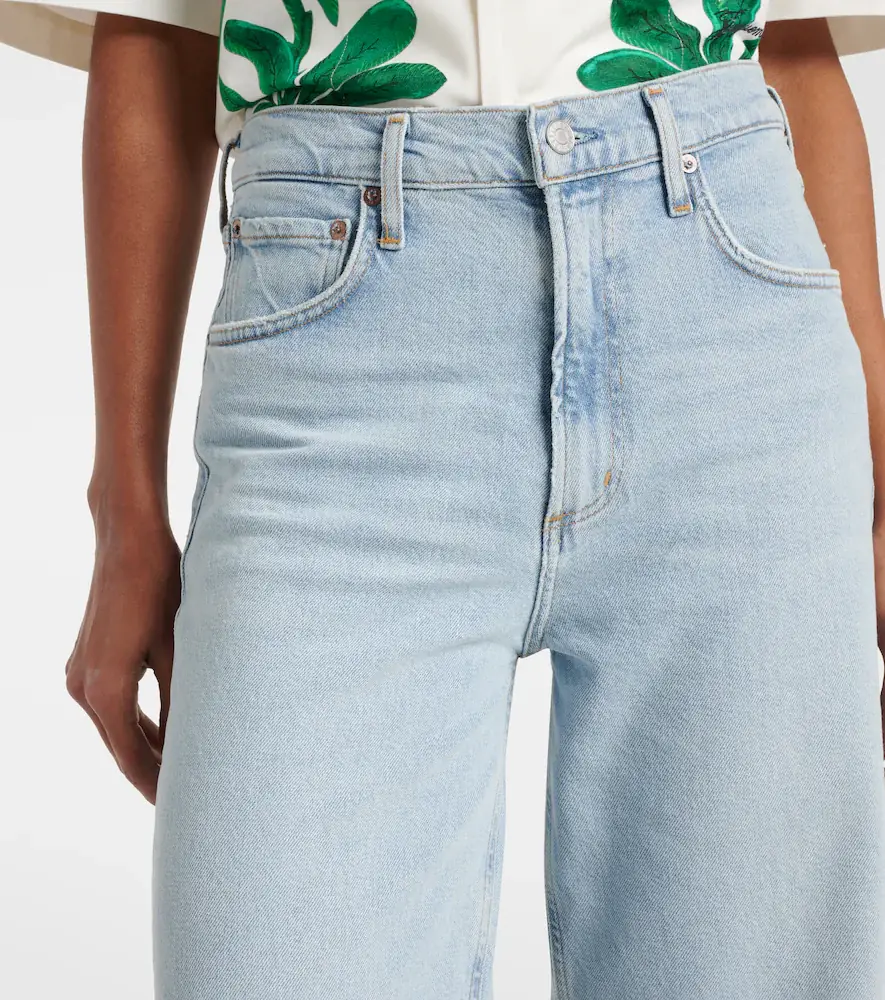AGOLDE Ren high-rise wide-leg jeans | Thumbnail 3