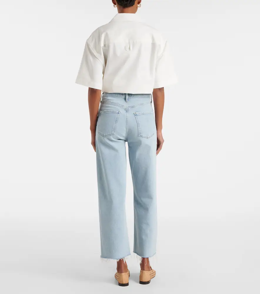 AGOLDE Ren high-rise wide-leg jeans | Thumbnail 4