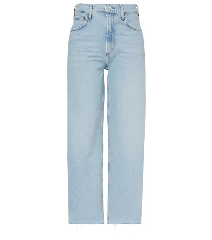 AGOLDE Ren high-rise wide-leg jeans