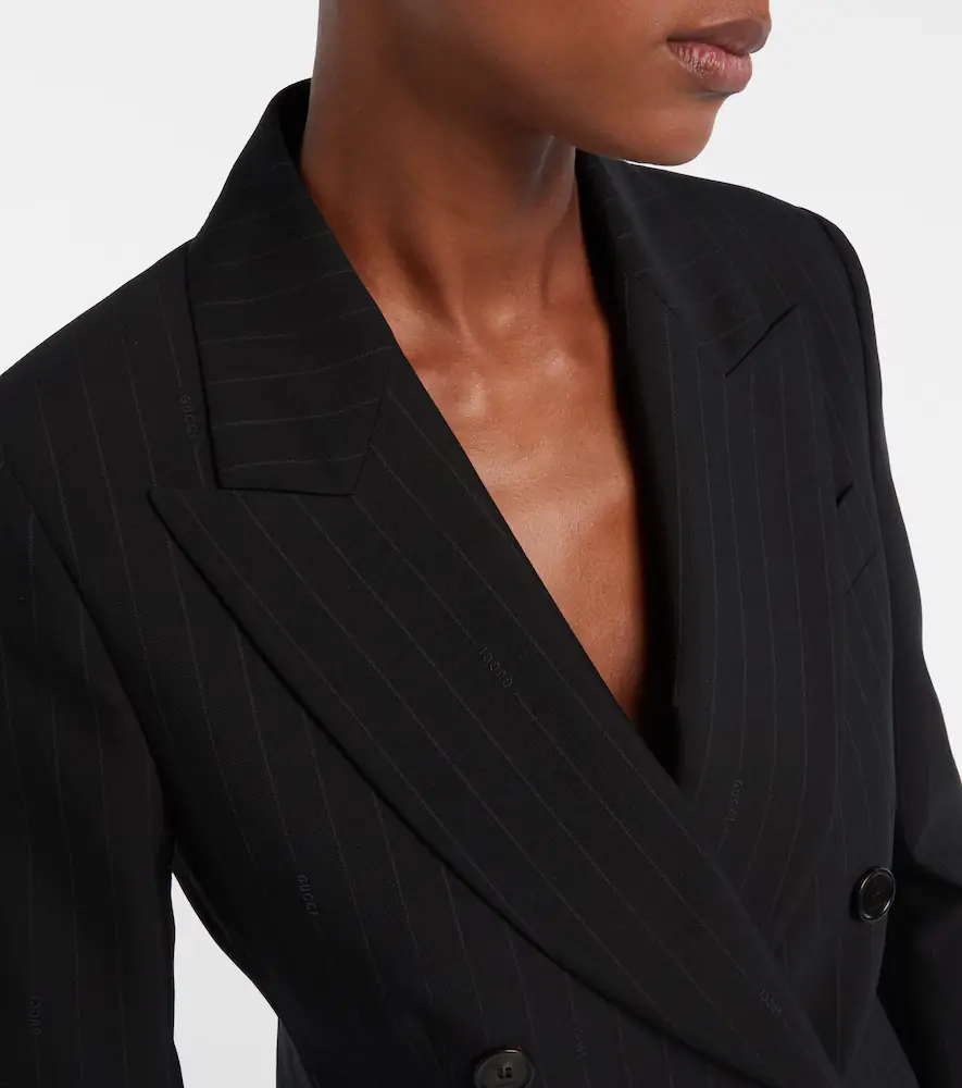 Gucci Pinstripe wool blazer | Thumbnail 2 Gucci Pinstripe wool blazer | Thumbnail 2