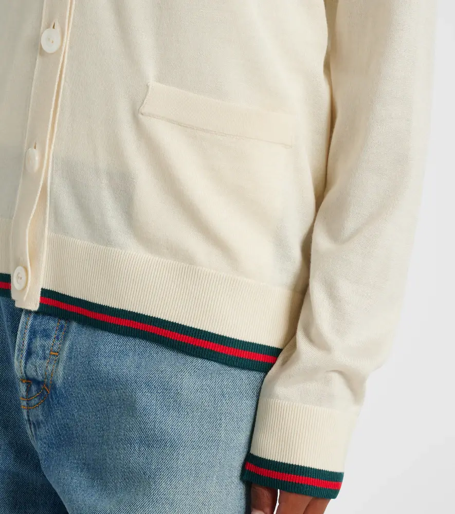 Gucci Cashmere and silk cardigan | Thumbnail 4 Gucci Cashmere and silk cardigan | Thumbnail 4