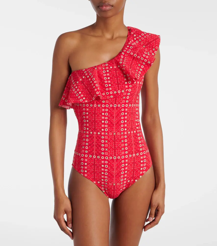 Marant Étoile Sicilya ruffled printed swimsuit | Thumbnail 3 Marant Étoile Sicilya ruffled printed swimsuit | Thumbnail 3