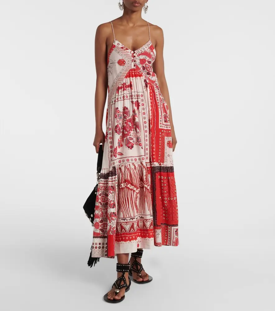 Marant Étoile Sabbage printed cotton midi dress | Thumbnail 4