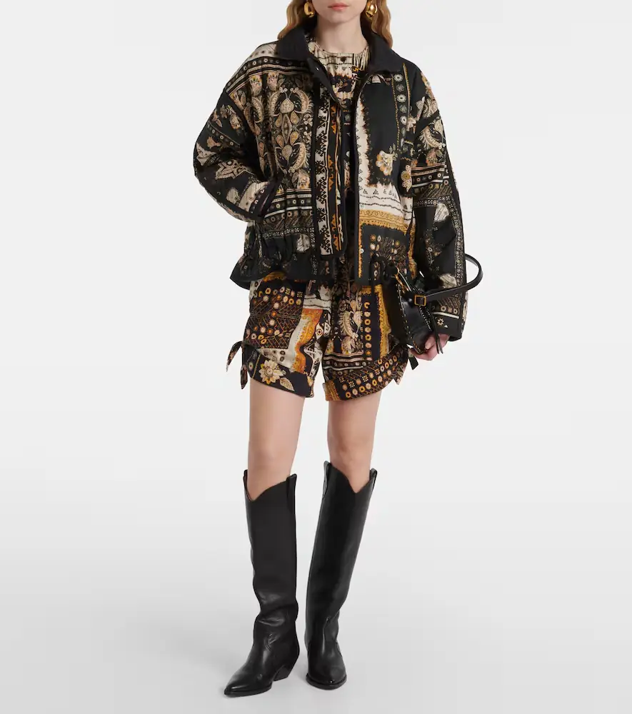 Marant Étoile Granger printed cotton bomber jacket | Thumbnail 2 Marant Étoile Granger printed cotton bomber jacket | Thumbnail 2