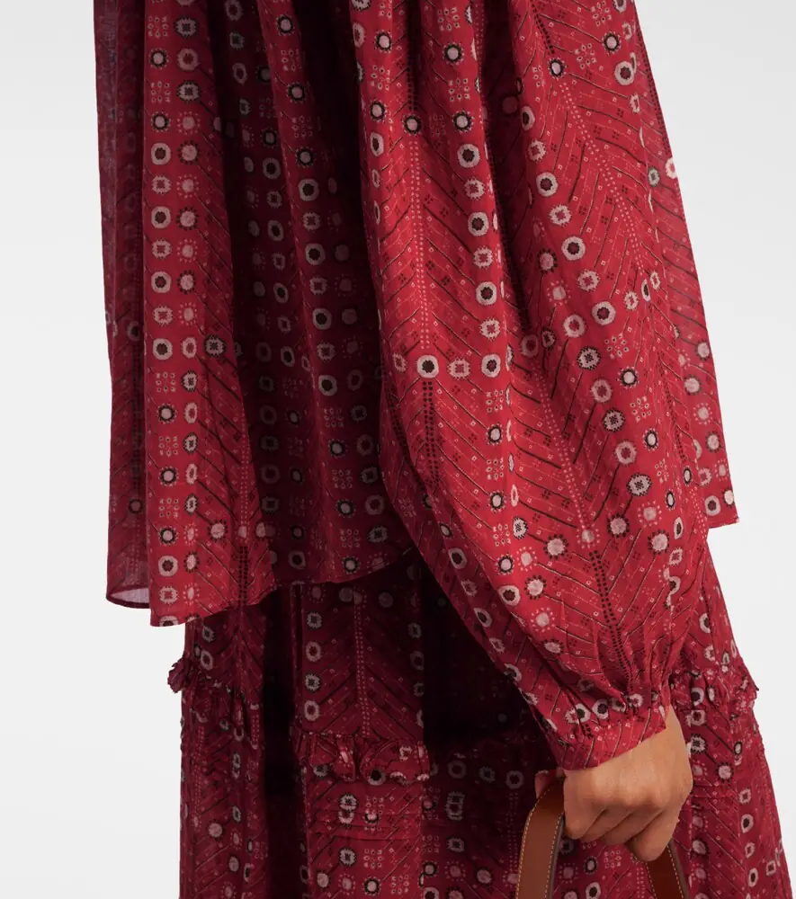 Marant Étoile Salika printed cotton blouse | Thumbnail 4