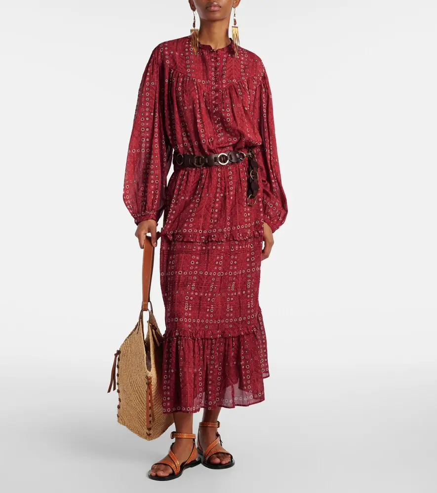 Marant Étoile Salika printed cotton blouse | Thumbnail 5