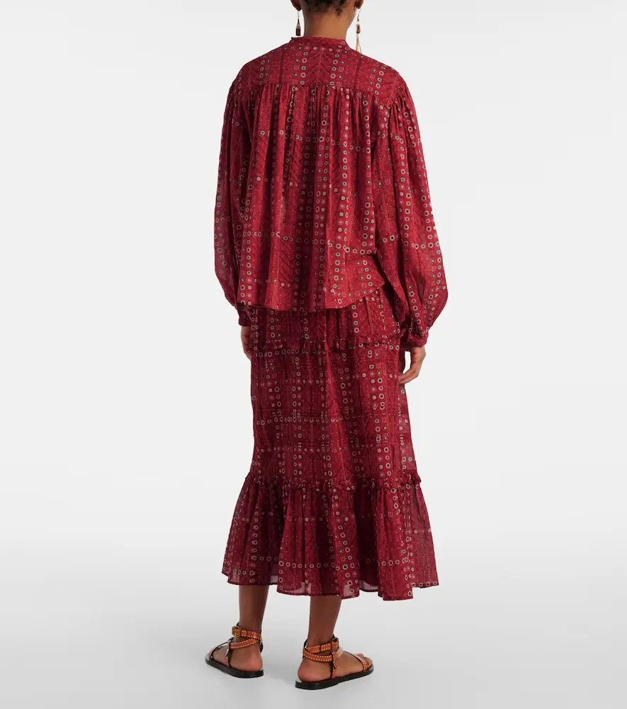 Marant Étoile Salika printed cotton blouse | Thumbnail 6