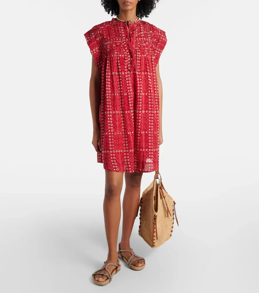 Marant Étoile Leazali printed cotton minidress | Thumbnail 5