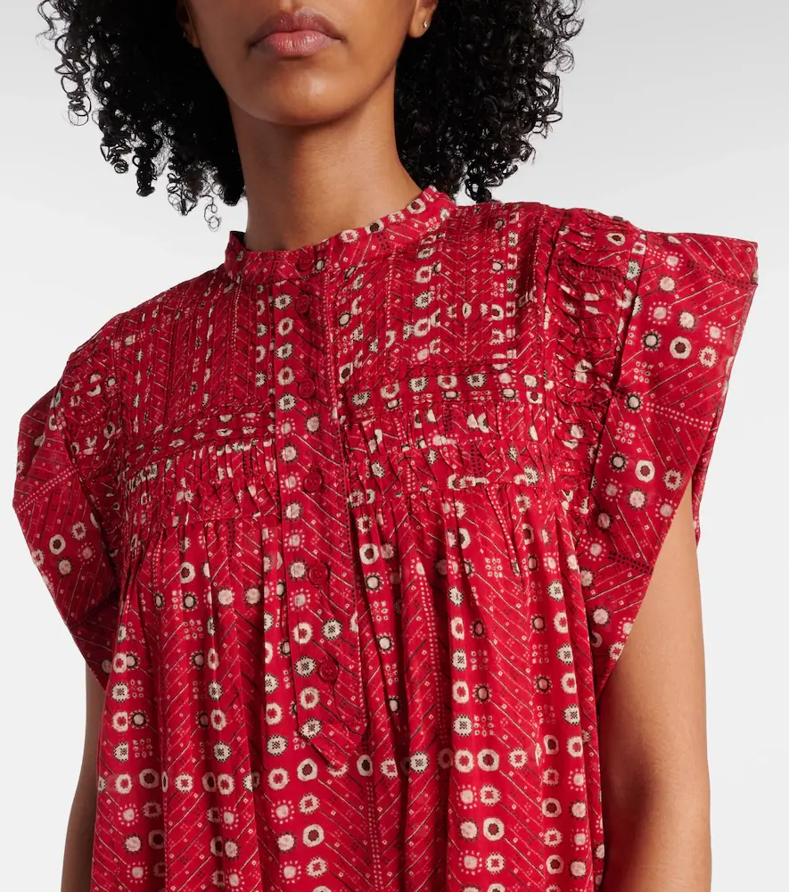 Marant Étoile Leazali printed cotton minidress | Thumbnail 6
