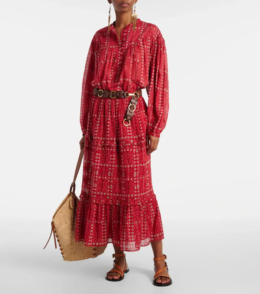 Marant Étoile Diya printed cotton maxi skirt | Thumbnail 2 Marant Étoile Diya printed cotton maxi skirt | Thumbnail 2