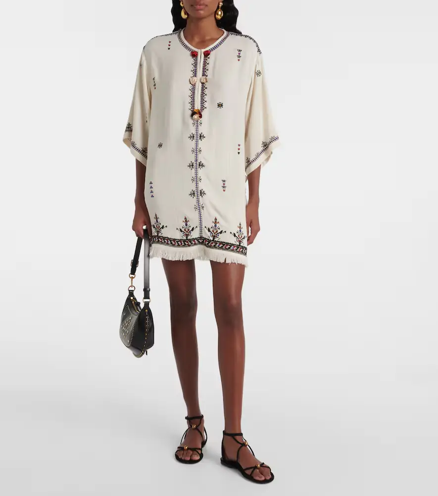 Marant Étoile Kressy embroidered minidress | Thumbnail 2