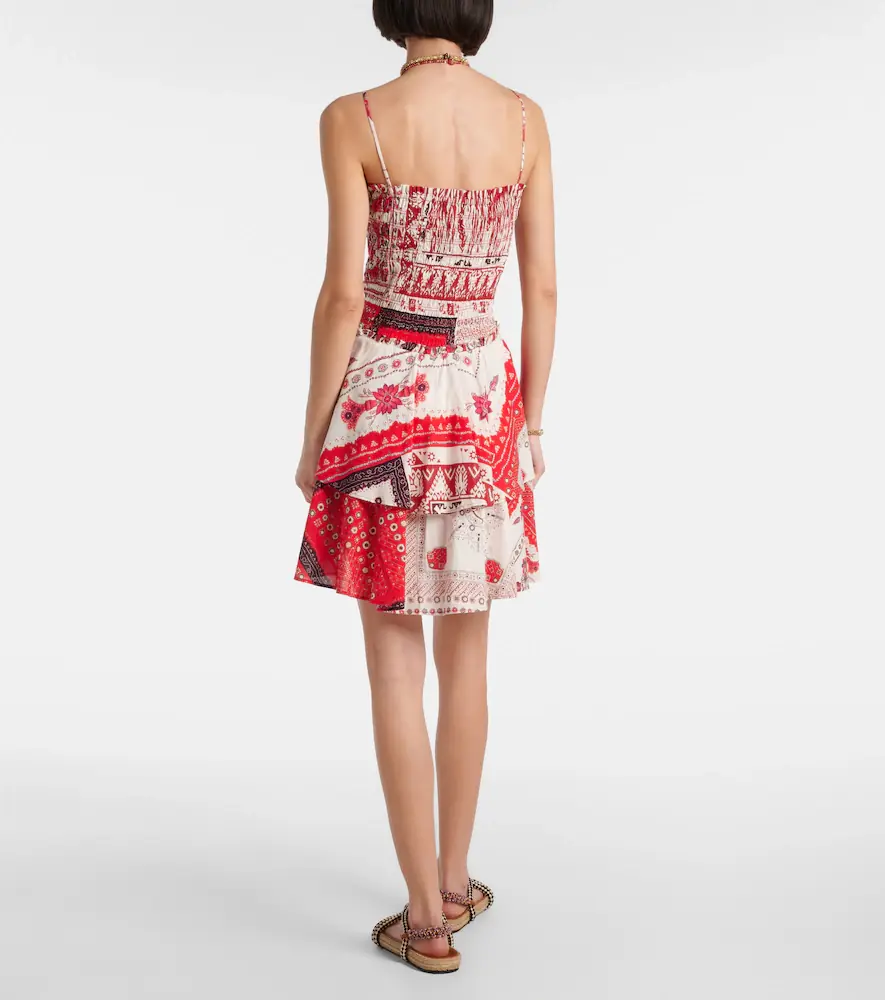 Marant Étoile Anka shirred printed cotton minidress | Thumbnail 2