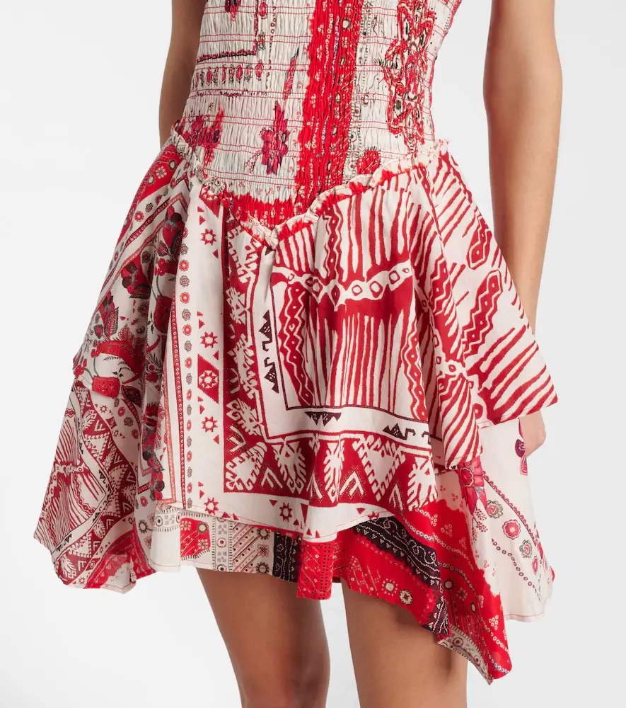 Marant Étoile Anka shirred printed cotton minidress | Thumbnail 6