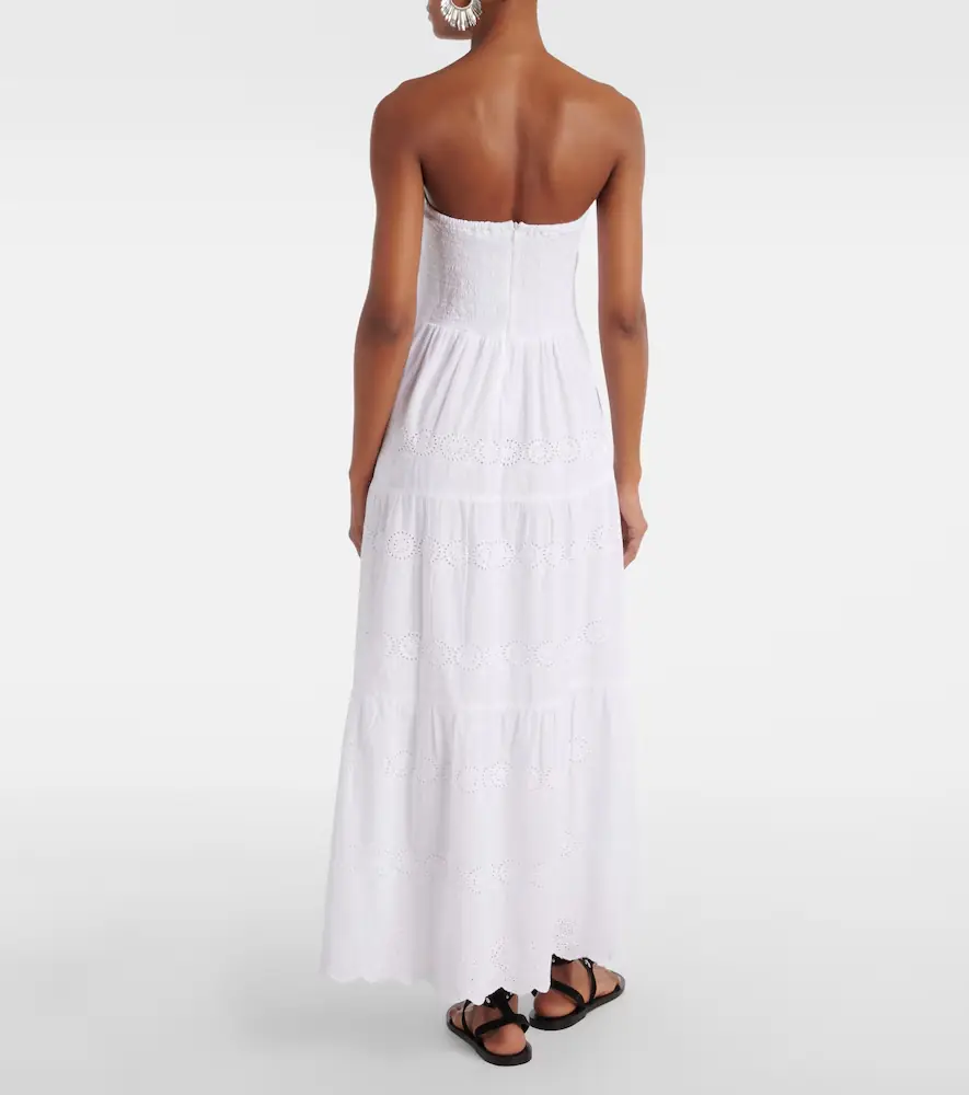 Melissa Odabash Sophie broderie anglaise cotton maxi dress | Thumbnail 3
