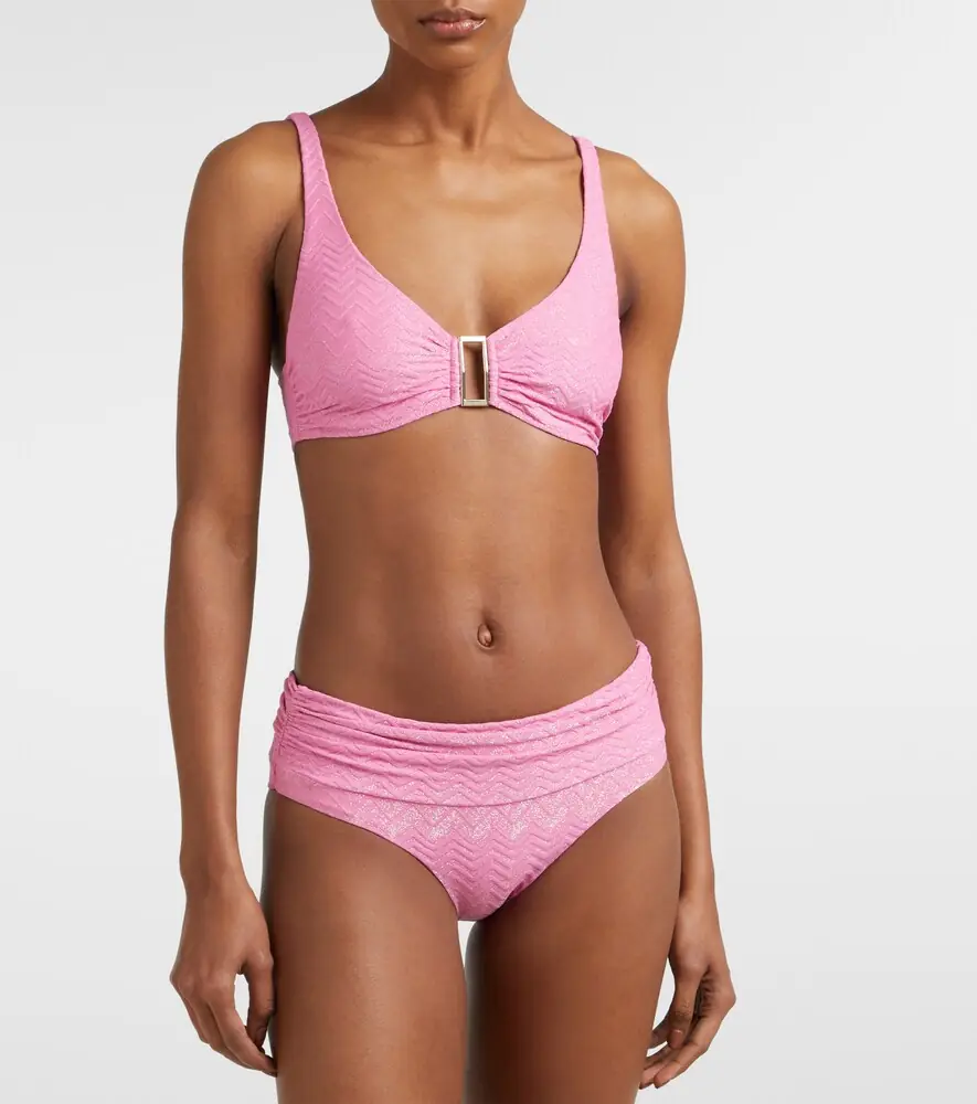 Melissa Odabash Bel Air chevron bikini bottoms | Thumbnail 2