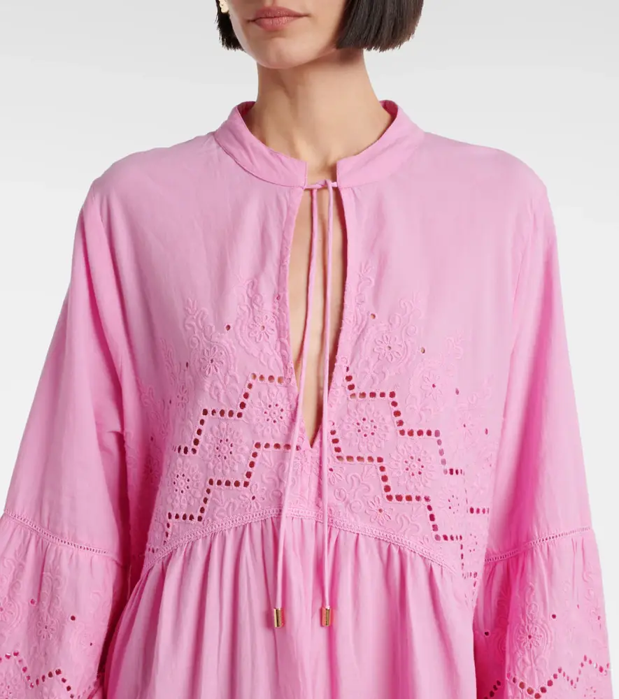 Melissa Odabash Sebenna embroidered cotton kaftan | Thumbnail 2