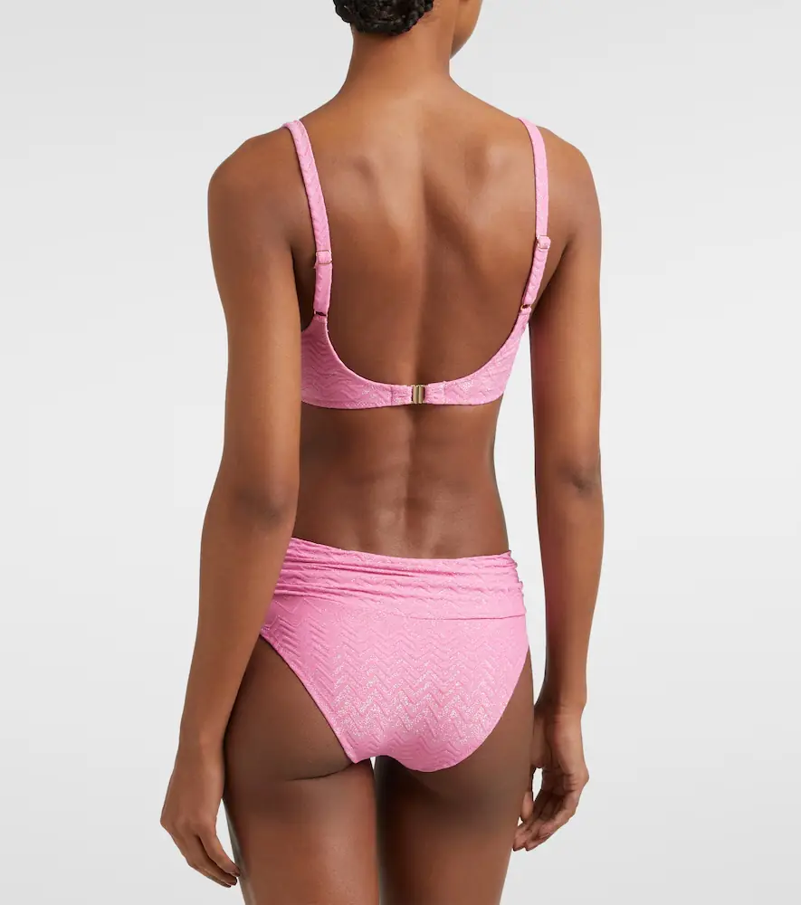 Melissa Odabash Bel Air chevron bikini top | Thumbnail 2