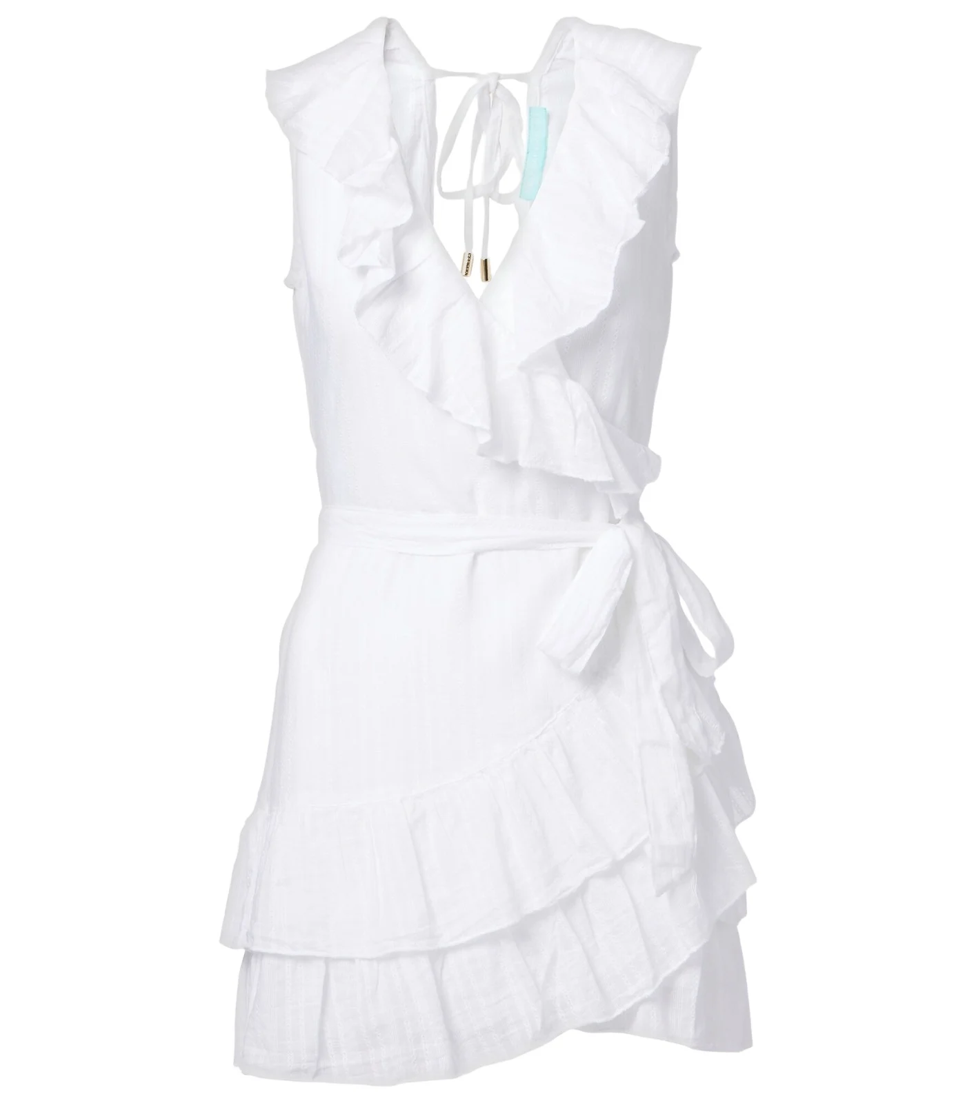 Melissa Odabash Molly open-back cotton wrap dress